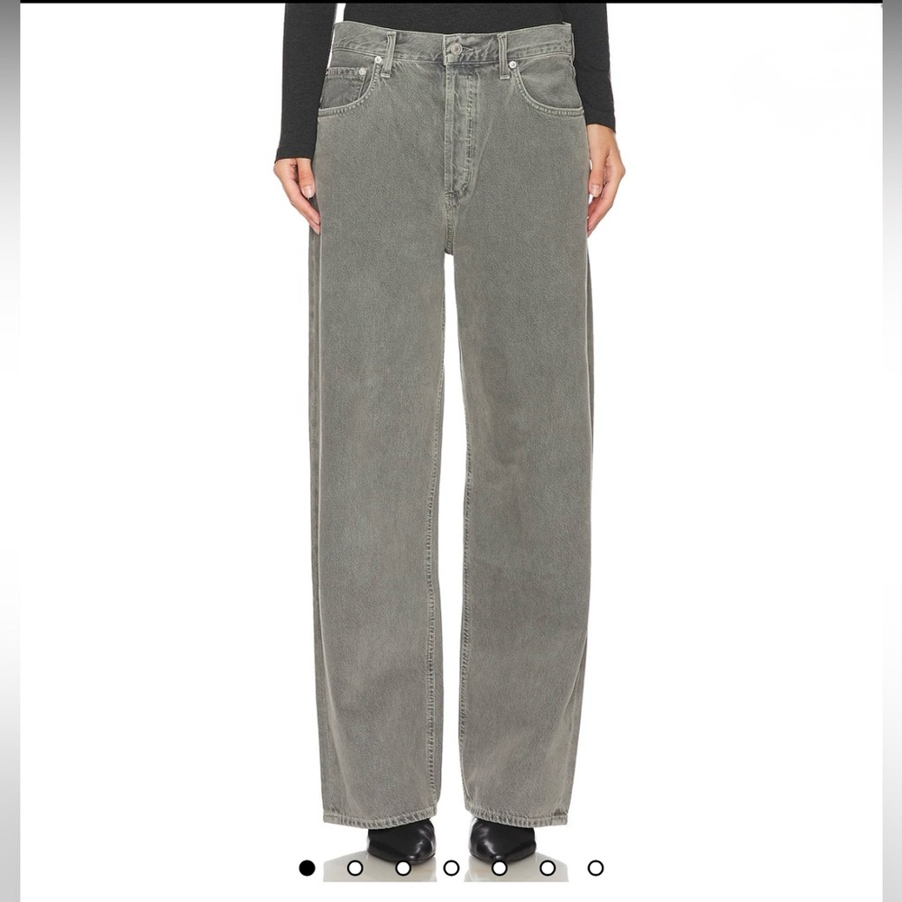 AGOLDE Low Slung Baggy Jean in color Dollar